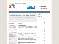 wupperpride.de Webseite Vorschau