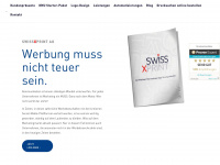 swissxprint.ch Webseite Vorschau