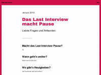 last-interview.com Webseite Vorschau