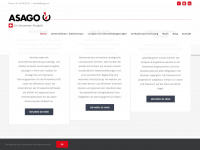 asago.ch Webseite Vorschau
