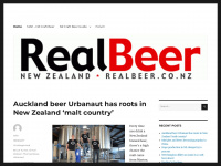 realbeer.co.nz Webseite Vorschau