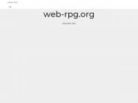 web-rpg.org Webseite Vorschau