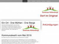 muehlenberge.de Webseite Vorschau