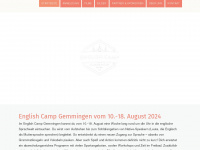 englishcamp-gemmingen.de Webseite Vorschau