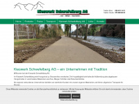 kieswerk-schwefelberg.ch Webseite Vorschau