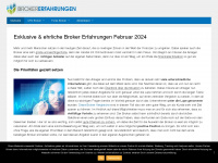 broker-erfahrungen.net Webseite Vorschau