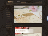 pamas-hochzeitskarten.de Webseite Vorschau
