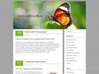 green-lifestyle-blog.de Webseite Vorschau