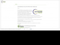 zeitbankplus.eu Webseite Vorschau