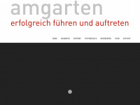 amgarten.ch Webseite Vorschau
