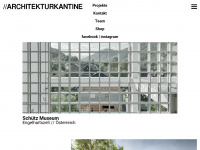 architekturkantine.at Webseite Vorschau