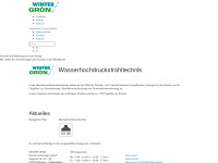 winter-gruen.com Webseite Vorschau