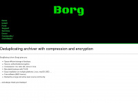 borgbackup.org Webseite Vorschau