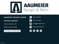 aaumeier.de Webseite Vorschau