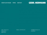 gebrhermann.ch Webseite Vorschau