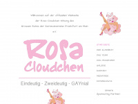 rosa-cloudchen.de Webseite Vorschau