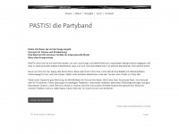 pastisband.com Webseite Vorschau