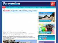 ferryonline.ch Webseite Vorschau