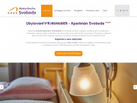 apartmansvoboda.com Webseite Vorschau