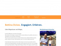 bettina-dickes.com Webseite Vorschau