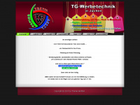 tg-werbetechnik.de Webseite Vorschau