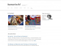 kanarisch.de Webseite Vorschau