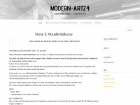 modern-art24.ch Webseite Vorschau