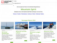mountain-spirit.de Webseite Vorschau