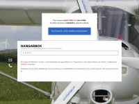 hangarbox.de Webseite Vorschau