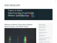 meteorspectroscopy.org Webseite Vorschau