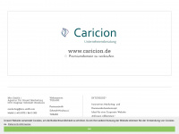 caricion.de Webseite Vorschau