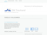 smtreuhand.ch Webseite Vorschau
