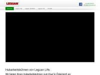 leguanlifts.at Webseite Vorschau