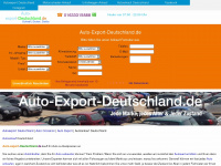 auto-export-deutschland.de Webseite Vorschau