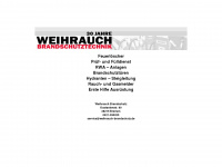 weihrauch-brandschutz.de Webseite Vorschau