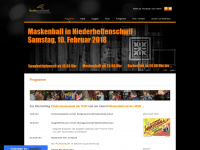 maskenball.weebly.com Webseite Vorschau