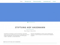 stiftung-hof-hasemann.de Webseite Vorschau