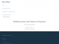 peter-partner.com Webseite Vorschau