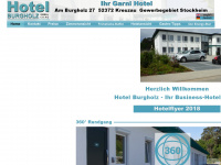 hotel-burgholz.de Webseite Vorschau