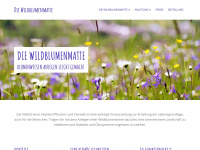 wildblumenmatte.de Webseite Vorschau