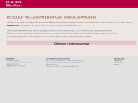 gaestehaus-stahuber.de Webseite Vorschau
