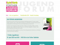 jugendforum-fuerth.de Webseite Vorschau