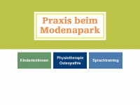 praxisbeimmodenapark.at Webseite Vorschau