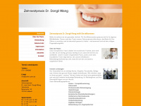 smile-zahn.de Webseite Vorschau