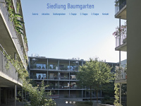 siedlung-baumgarten.ch Webseite Vorschau