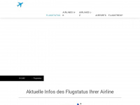 flug-status.de Webseite Vorschau