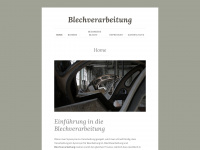 blechverarbeitung.wordpress.com Webseite Vorschau