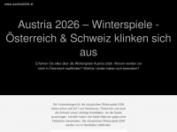 austria2026.at Webseite Vorschau
