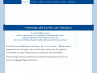 zahnärzte-lüneburg.de Webseite Vorschau