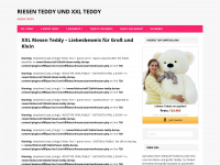 riesen-teddy.de Webseite Vorschau